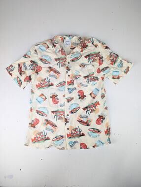 Lefties Boys 11/12 Retro Summer Vibes Button Up Shirt